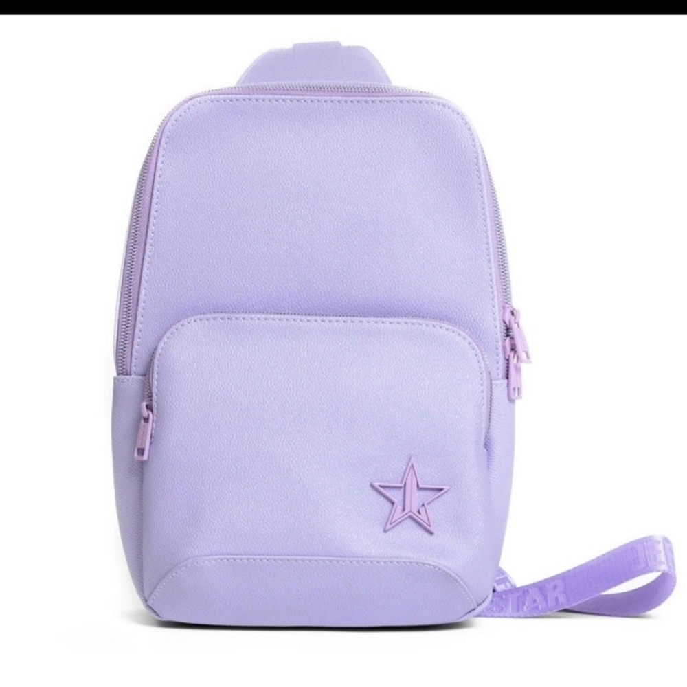 Jeffree Star Skin Lavender Purple Leather Crossbody Bag Backpack LIMITED EDITION